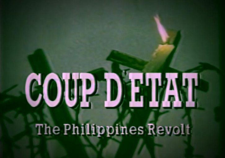Coup d’Etat: The Philippines Revolt film screening flyer
